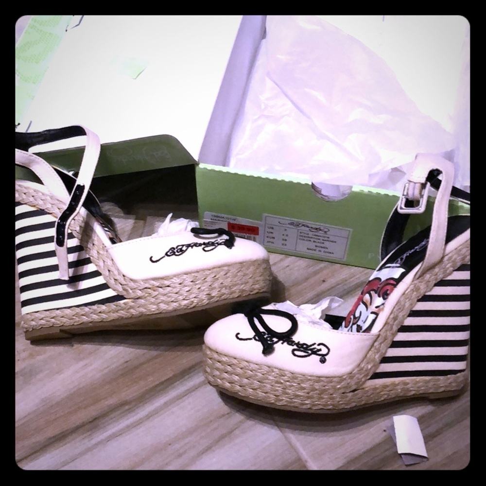 Ed Hardy wedges